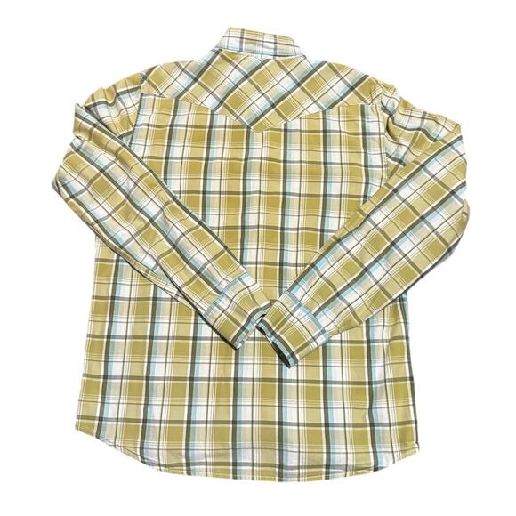 Vintage Y2K Hollister Custom Casuals Western Plaid Snap Shirt (L) - Picture 2 of 5